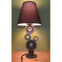 Simple Gear Industrial Table Lamp